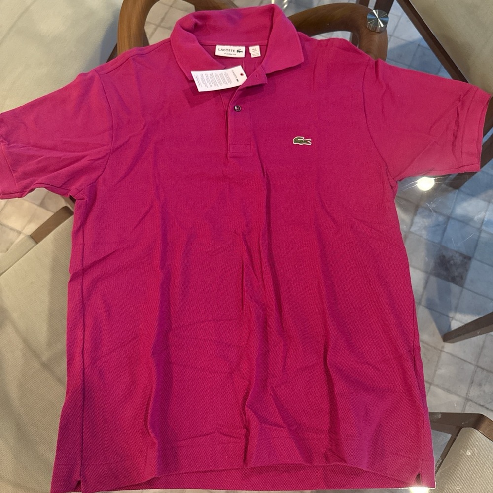Lacoste Men's Polo Shirt - Vibrant Pink